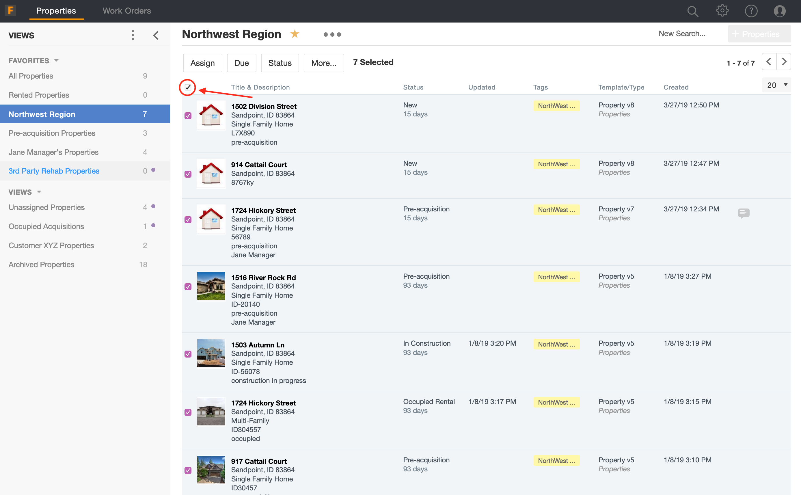 Bulk Create Work Under Multiple Containers – SiteCapture